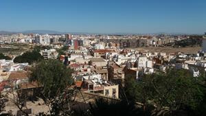 Blick auf die Stadt vom Castillo