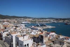 Blick auf Ibiza-Stadt